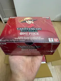 One Piece Card Game OP13 Carrying on His Will 1pz Booster Box da 24 buste ENG - Image 1