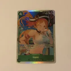 Nami OP14-031 SR Foil One Piece The Azure Sea's Seven OP TCG Waifu - Image 1