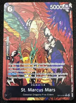 One piece TCG - St. Marcus Mars (Alternate Art) - (OP13) English - Near Mint - Image 1