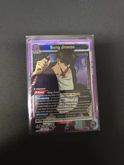 Union Arena UE17BT: SOLO LEVELING Sung Jinwoo UE17BT/SLG-1-021 Super Rare SR - Image 1