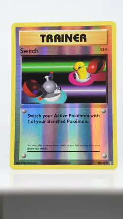 Pokemon TCG Switch 88/108 XY Uncommon Holo Trainer Card 2016 Card Stock - Image 1