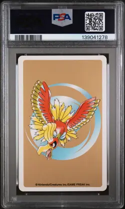 2000 POKEMON GOLD VERSION PLAYING CARDS 7 OF DIAMONDS #012 BUTTERFREE PSA 10 - Image 2