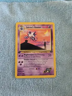 Sabrina's Haunter 55/132 Uncommon 1st Edition Gym Challenge Pokemon Card - Image 1