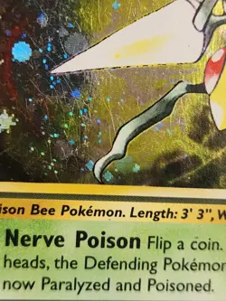 Pokemon TCG Koga's Beedrill Gym Challenge Holo Rare Card 9/132 - Image 5