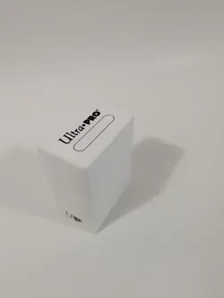 Ultra Pro Deck Box White Fits 60+ Sleeved Cards Empty/Clear Line on Top Version - Image 2