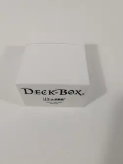 Ultra Pro Deck Box White Fits 60+ Sleeved Cards Empty/Clear Line on Top Version - Image 3