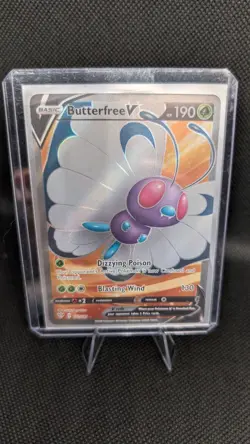 Pokemon Butterfree V Holo Basic 127/189 190 HP 2020 Card - Image 1
