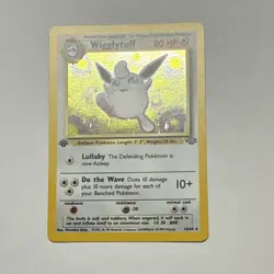 Pokemon Wigglytuff Jungle 1st Edition Holo Rare 80 HP Card 16/64 1999 English - Image 5