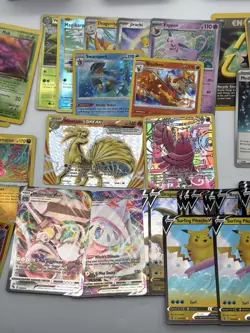 Vintage-Modern Pokemon TCG 700+ Bulk/Holo/Reverse Holo/V Card Lot - Image 3