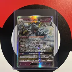 Alolan Ninetales GX 132/214 Ultra Rare SM - Lost Thunder Pokemon Card NM - Image 1