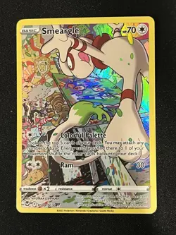 Smeargle TG10/TG30 - Silver Tempest: Trainer Gallery Pokemon Card - Image 1
