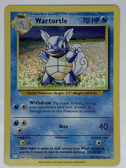 Wartortle CLB 002/034 TCG Classic Collection Pokemon Card NM - Image 1