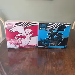 Pokemon Scarlet & Violet Black Bolt and White Flare Elite Trainer Box - Lot of 2 - Image 1