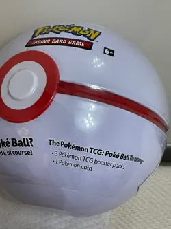 Pokemon TCG 2021 PREMIER PokeBall Tin 3 Booster Packs and Coins-C19 sealed, NEW - Image 2