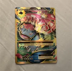 Pokemon M Venusaur EX Full Art Ultra Rare Card 100/108 - 230 HP - Evolutions - Image 1