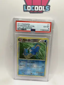 2011 Pokemon Gyarados Reverse Holo 7/95 - Call of Legends PSA 6 - Image 1