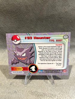 2000 Topps Pokemon TV Animation Edition Series 2 #93 Haunter Holo - Image 2