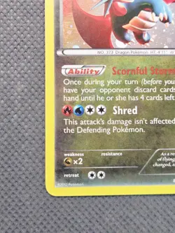 2012 Pokemon Salamence - 8/20 - Cosmos Holo Promo - XY Dragon Vault TCG Rare - Image 5