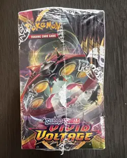 Pokemon Vivid Voltage Booster Box (1) TCG English Sealed Sword & Shield Pikachu - Image 4