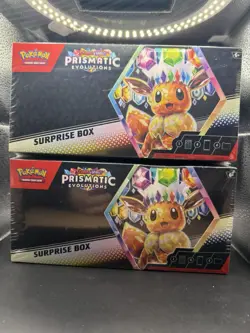 Pokemon Prismatic Evolutions Surprise Boxes Lot Of 2 TCG Scarlet & Violet - Image 2