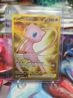 Pokemon TCG Mew EX 205/165 Scarlet & Violet Holo Hyper Rare NM Condition - Image 1