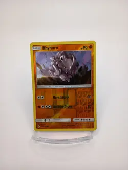Pokemon TCG Rhyhorn Unbroken Bonds 93/214 Reverse Holo Common-NM - Image 1