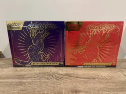 Pokemon TCG Scarlet and Violet Base Set Elite Trainer Box ETB Both Artwork - Image 1