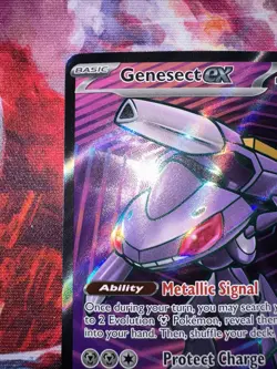 Pokemon TCG Genesect EX Black Bolt Holo Ultra Rare 161/86 - Image 2