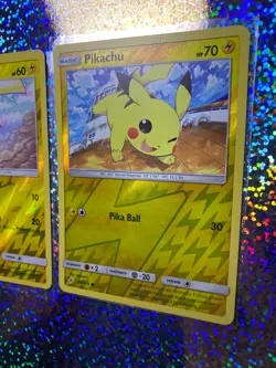 Pokemon TCG Reverse Holo Pikachu: Burning Shadows 40/147; Unbroken Bonds 54/214 - Image 3