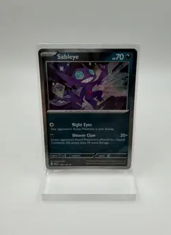 Pokemon Sableye Cosmos Rare Holo Paldea Evolved 2023 136/193 - Image 1