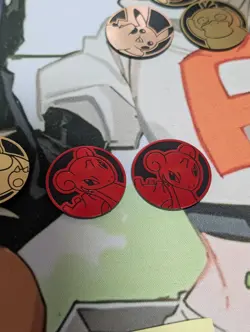 Pokemon Red Lapras Mini Coin From 151 Chinese - Image 1