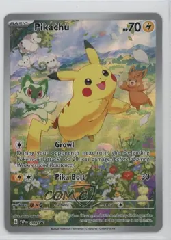 Pikachu (Paldea Adventure Chest) Holo Pokemon Scarlet & Violet Black Star Promo - Image 1