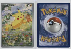Pikachu (Paldea Adventure Chest) Holo Pokemon Scarlet & Violet Black Star Promo - Image 3