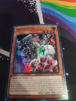 Yugioh! DoomZ V Five - Amalthe DOOD-EN009 Ultra Rare 1st Ed NM - Image 1