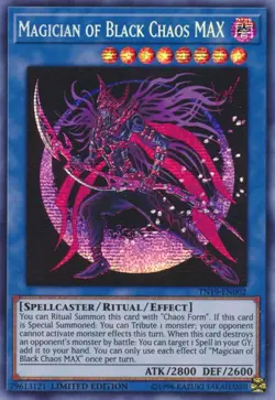 Magician of Black Chaos MAX-Prismatic Secret Rare - Limited - TN19-EN002 - 20... - Image 1
