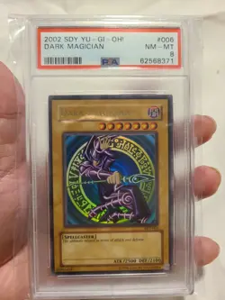 🌟Yugioh 2002 SDY-006 Dark Magician Holo NM-MT PSA 8🌟 - Image 1