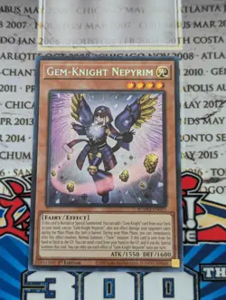 Gem-Knight Nepyrim-BLMM-EN021-Secret Rare-1st Edition-Yugioh! - Image 1