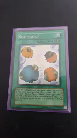 YU-GI-OH 1X Scapegoat - SDJ-041 - Super Rare - good condition - Image 3