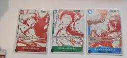 OP13 Red Treasure Campaign Promo Card Complete 7 types One Piece Japanese OP-13 - Image 2