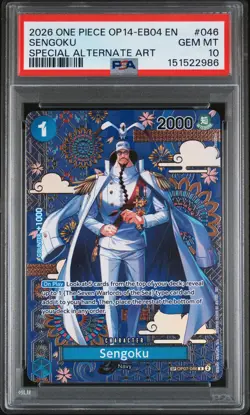 PSA 10 - Sengoku 046 One Piece Op14-Eb04-The Azure Sea'S Seven - Image 1