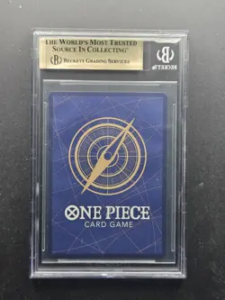 BGS 10 PRISTINE One Piece Wings of Captain Manga Art Foil Roronoa Zoro #OP06-118 - Image 2