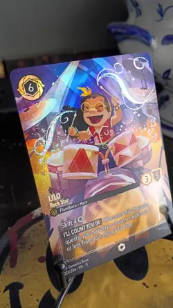 Disney Lorcana - Winterspell - Lilo • Rock Star 223/204 • Enchanted - Image 2