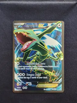 Pokemon TCG Rayquaza EX Full Art Ultra Rare Card Roaring Skies 104/108 - Image 1