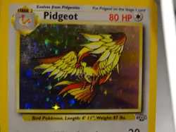 Pidgeot - 8/64 - Pokemon Jungle Unlimited Holo Rare Card WOTC MP - Image 2