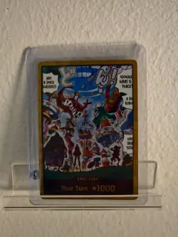 DON!! Card (Egghead) (Gold) The Azure Sea's Seven Foil - Image 2