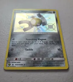 Magnemite SV27/SV94 Hidden Fates Shiny Vault Pokemon Card - NM - Image 3