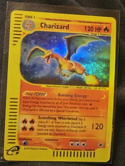 Pokemon Charizard Expedition Base Set 2002 006/165 Holo Rare 120 HP Stage 2 Card - Image 1