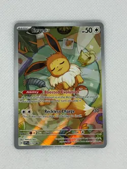 Eevee 173 Prismatic Evolutions Black Star Promo Cards Holo Pokemon TCG - Image 1