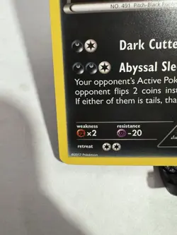 Pokemon Darkrai XY Black Star Promos Holo TCG Card XY194 - Image 5