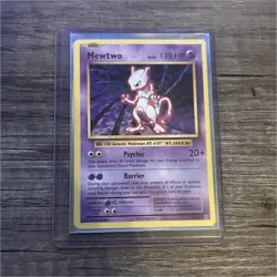 Pokemon Mewtwo Star 103/110 Holon Phantoms Ultra Rare Holo 80 HP Card English - Image 1
